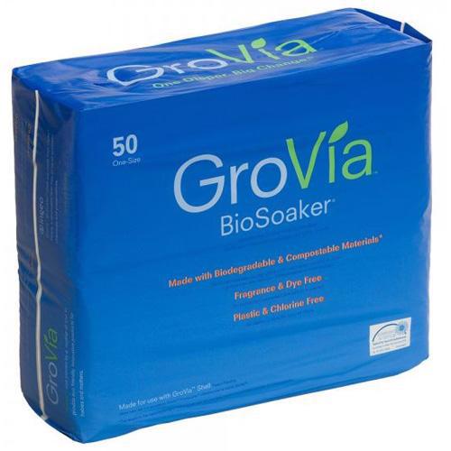GroVia Hybrid Biosoaker Disposable Inserts - 50 count | Baby Earth